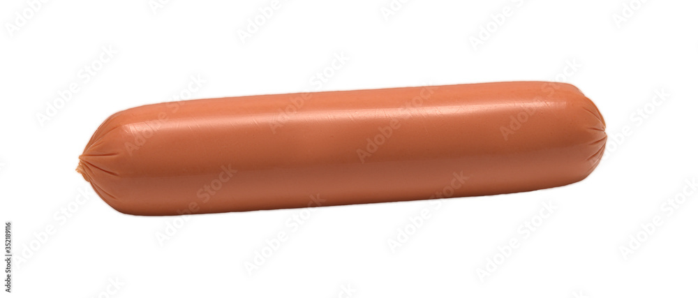 Meat sausage isolated on white background Meat sausage isolated on white background
