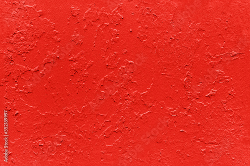 Foto seamless texture of flat thick red maple color painted surface under direct sunl