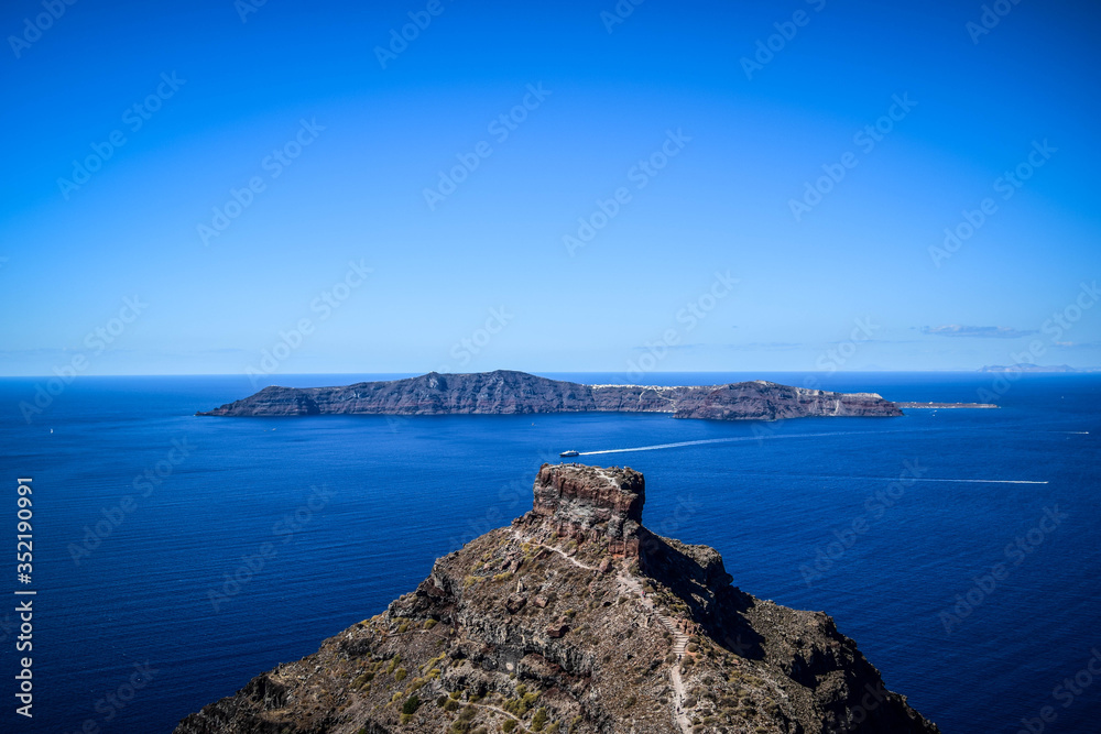 Santorini Island in Greece