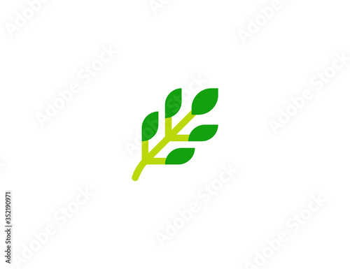 Herb vector flat icon. Isolated crop plant emoji illustration 