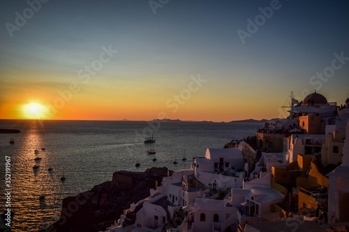 Santorini Island in Greece