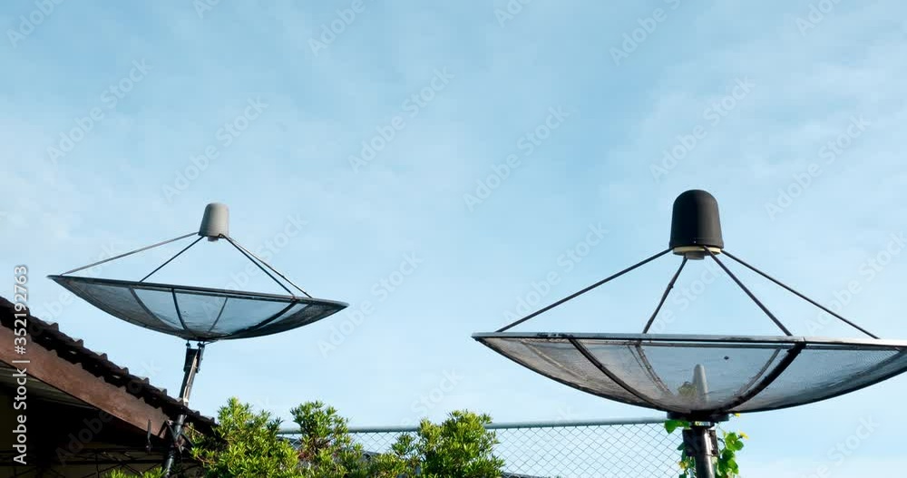 Timelapse of antenna telecommunication during dawn time, Thailand Timelapse of antenna telecommunication during dawn time, Thailand