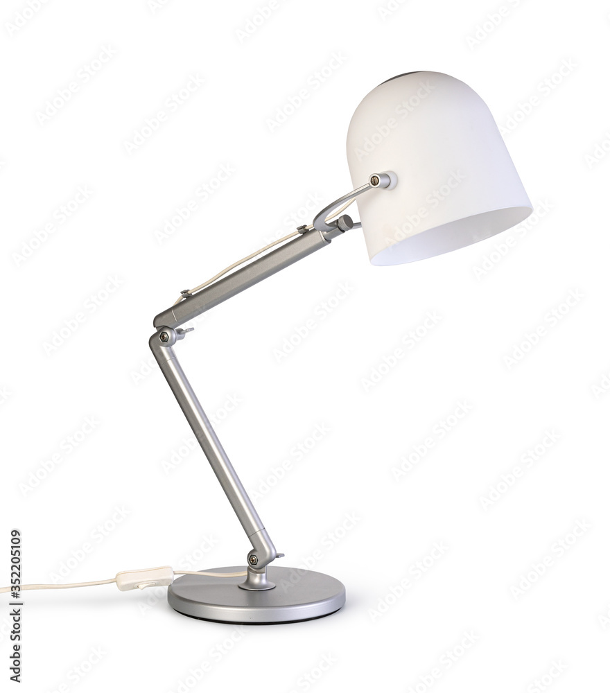 Table lamp on white background Table lamp on white background