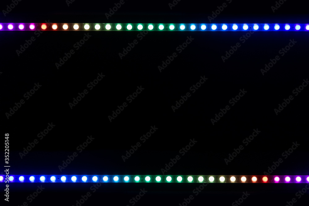 festive holiday poster garland illumination frame square black background space for your text copy festive holiday poster garland illumination frame square black background space for your text copy