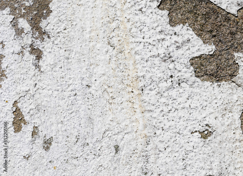 old wall painted with white paint. texture or background © Krzysztof Bubel