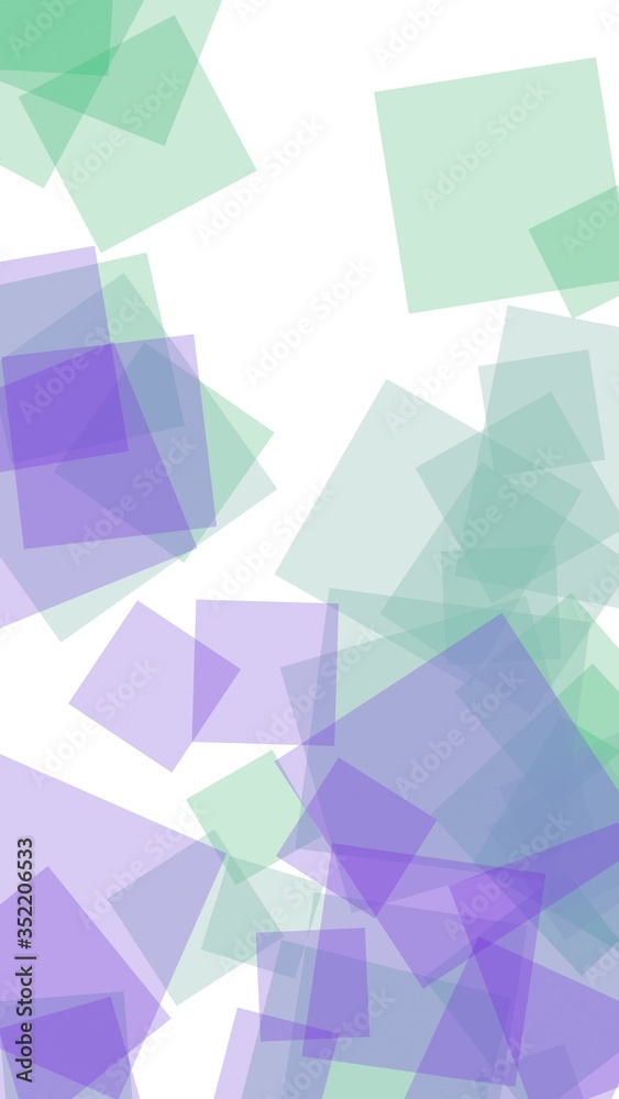 Obraz premium Multicolored translucent hexagons on white background. Vertical image orientation. 3D illustration