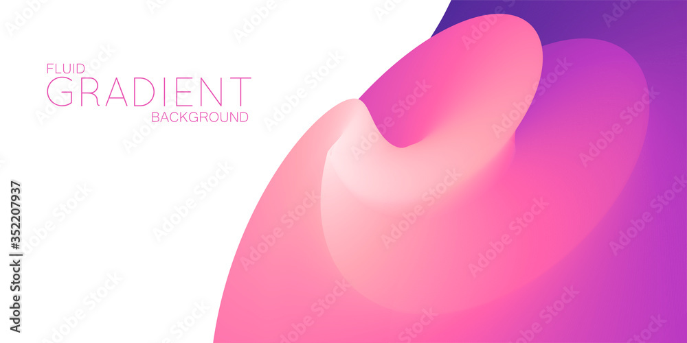 Abstract geometric background with liquid shapes.Color gradient background design.Futuristic design posters.