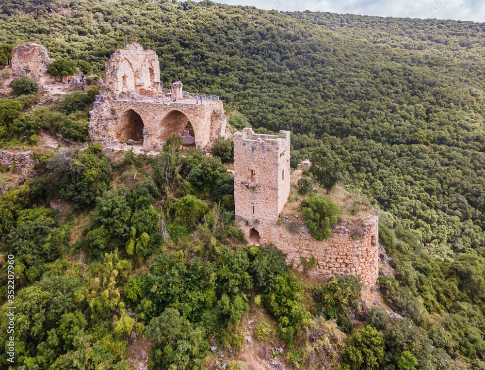 The ruins  of Montfort Castle are located on a high hill in the Upper Galilee in northern Israel, the former residence of the great masters of the Teutonic Order in the 13th century