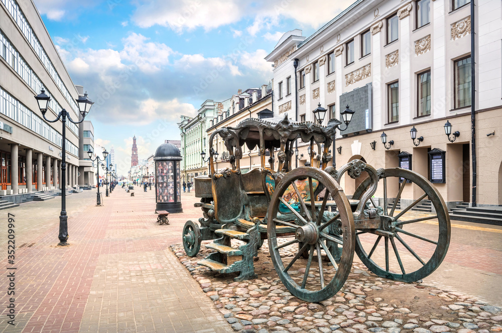 Казанская карета A carriage on Bauman Street in Kazan