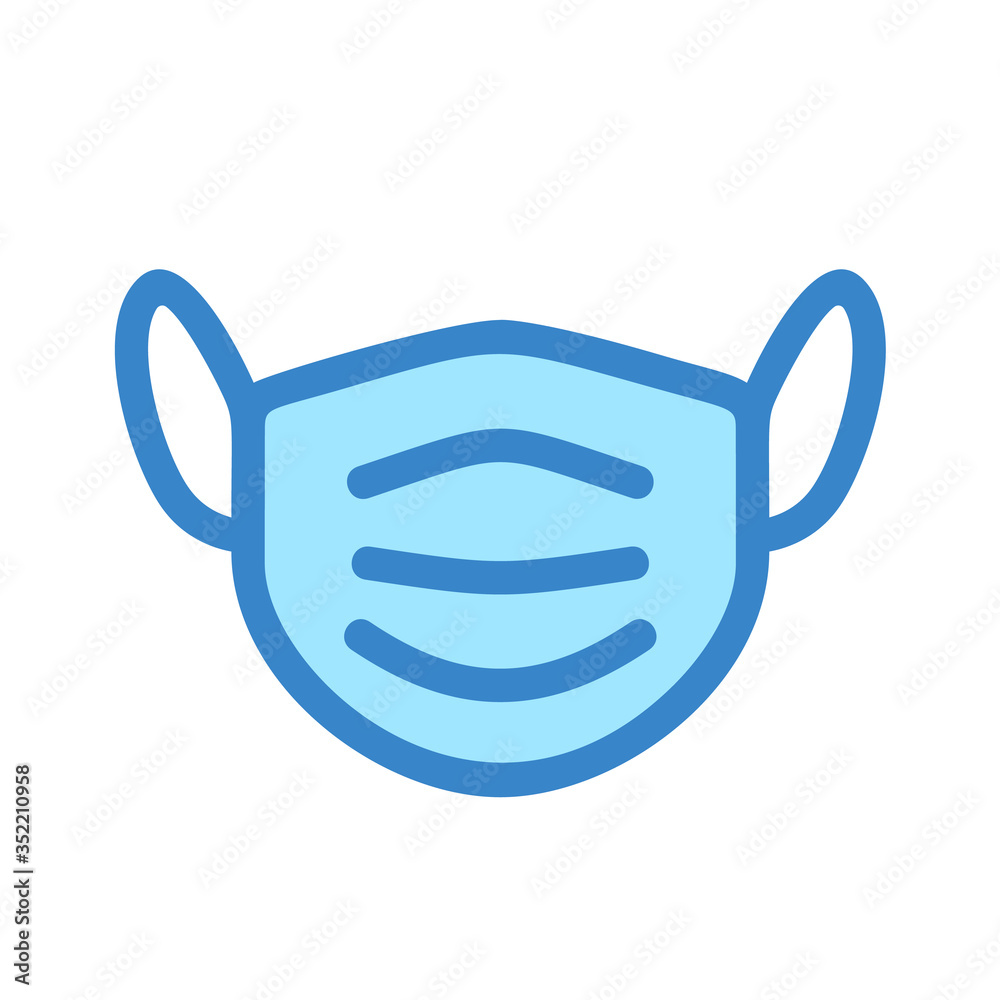 Face Mask - Protective Mask Icon Face Mask - Protective Mask Icon