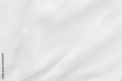 Luxury cloth texture with white fabric of silk for backdrop, wedding background. Seamless pattern of satin cotton.