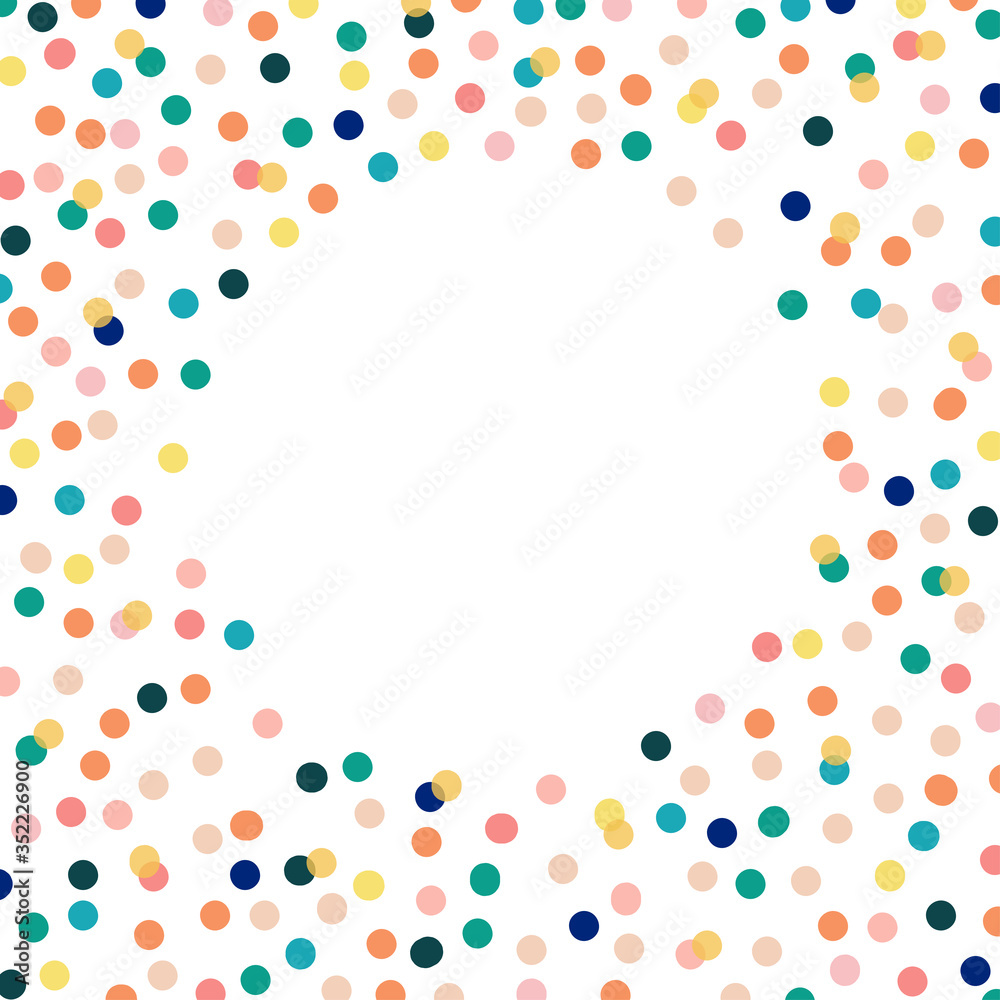Pattern with color dots background for web design vector illustration. Concept banner. Trendy wallpaper.