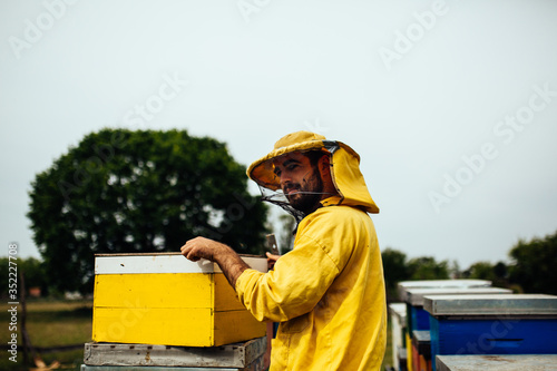 Portrait of an apiarist