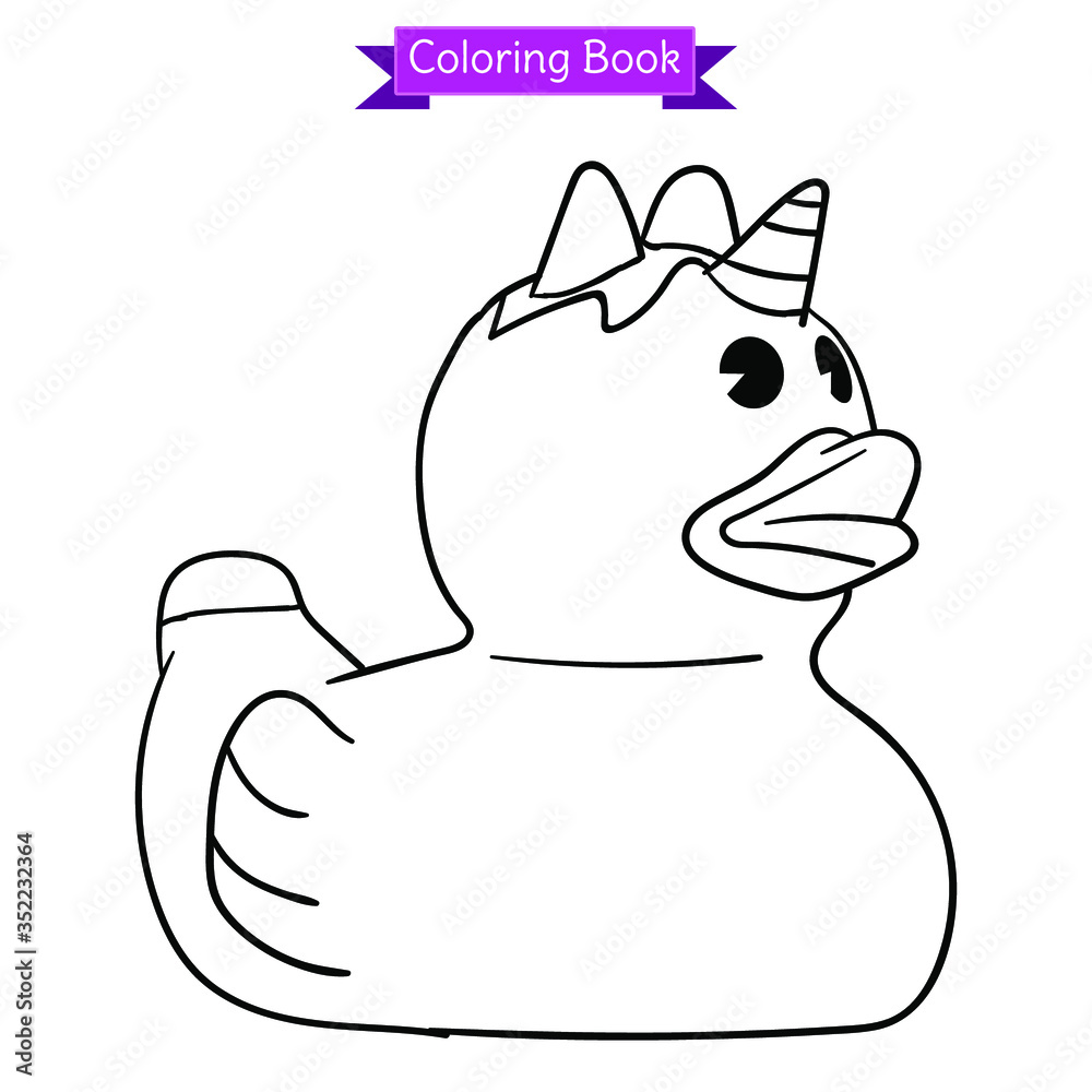 coloring book of bath duck close up cute coloring book of bath duck close up cute