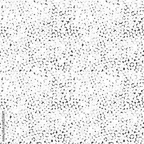White and black seamless pattern with dots. Grey texture