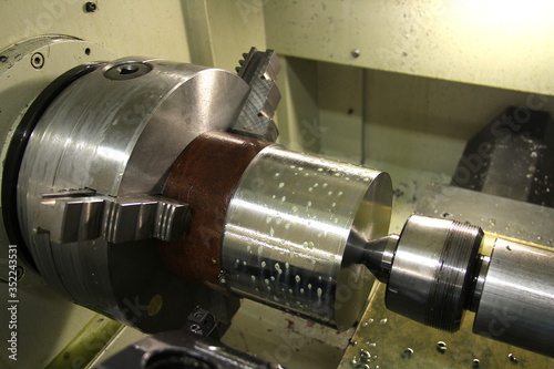 Turning process CNC Metal working 