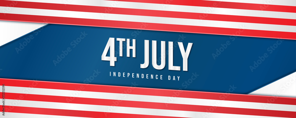 4th of July Independence Day Celebration Banner 4th of July Independence Day Celebration Banner