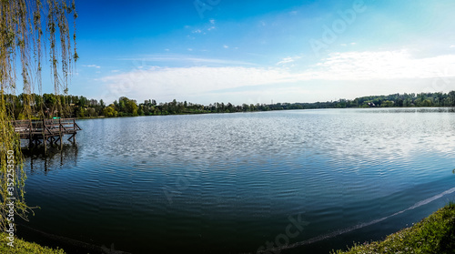 Staw Młyńszczok z zapleczem rekreacyjnym w Zebrzydowicach photo