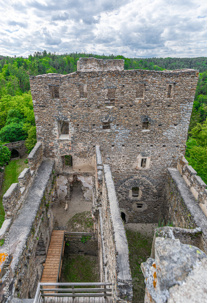 Impressions of the Mighty Castle ruin Kronsegg, Schiltern, Lower Austria
