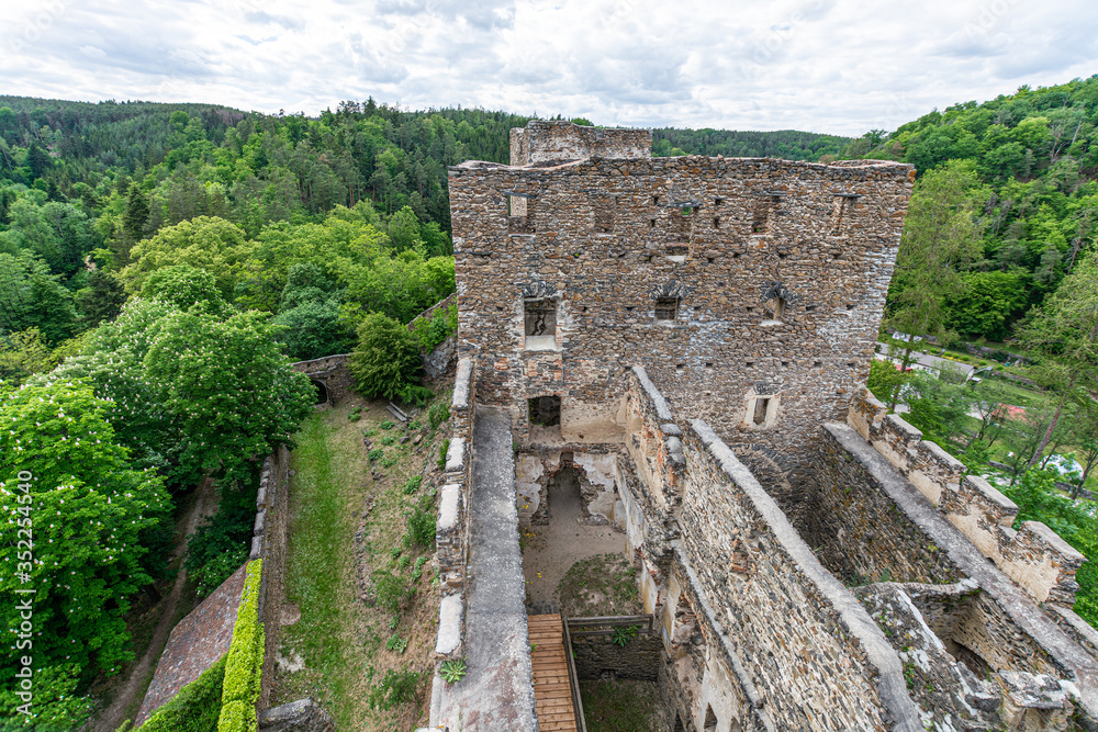 Impressions of the Mighty Castle ruin Kronsegg, Schiltern, Lower Austria