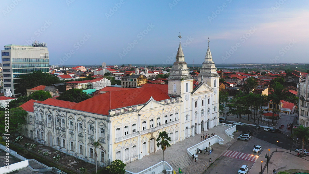 Fototapeta premium Catedral de São Luís do Maranhão. Route of emotions in the northeast of Brazil