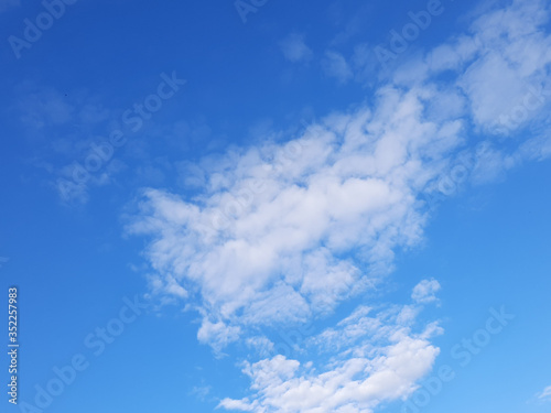 blue sky with clouds