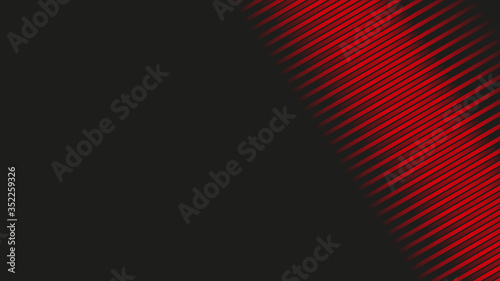 Diagonal gradient red black stripes on a black background.