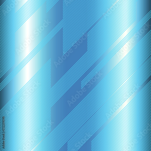  Abstract blue gradient halftone background with thin translucent parallel lines. Futuristic panel. Design element for web banners, posters, cards, wallpapers, sites. Vector illustration.