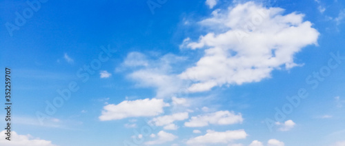 blue sky and white clouds background © agrus
