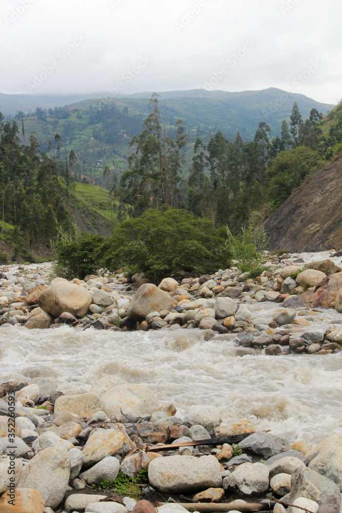 mountain river in the mountains