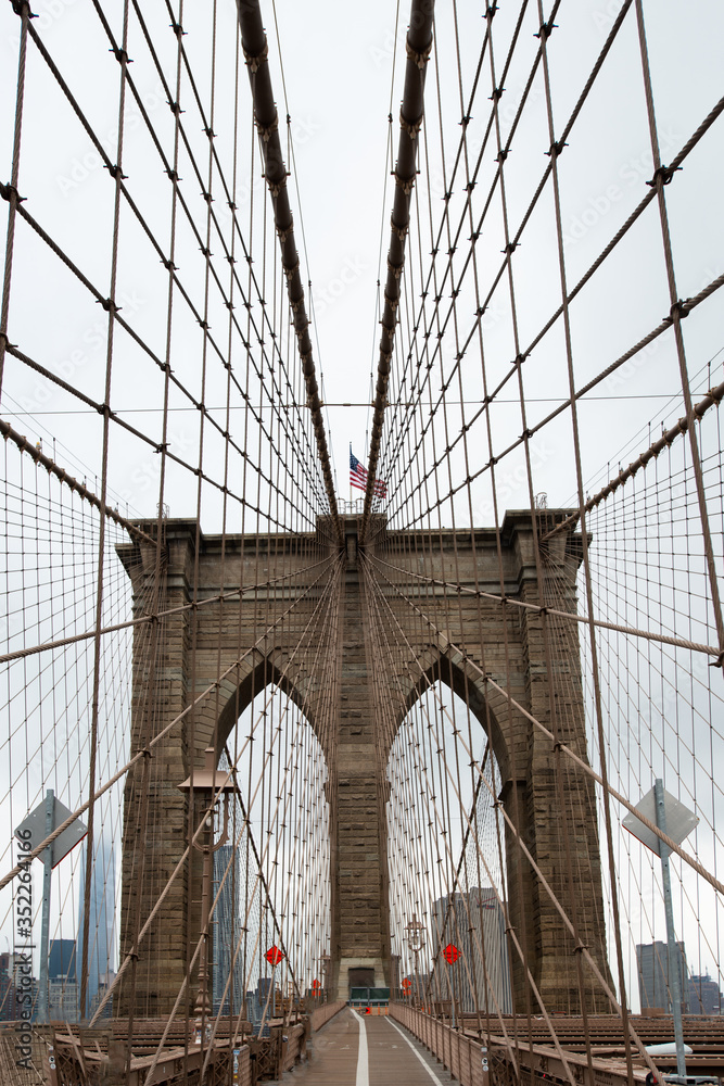 Naklejka premium Pont de Brooklyn