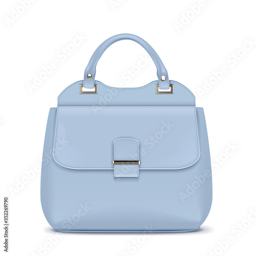 Vector Blue Female Handbag