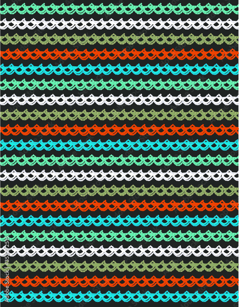 Abstract mix geometrical pattern with color backgound