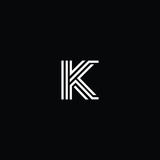  Professional Innovative Initial KC logo and CK logo. Letter K KK Minimal elegant Monogram. Premium Business Artistic Alphabet symbol and sign