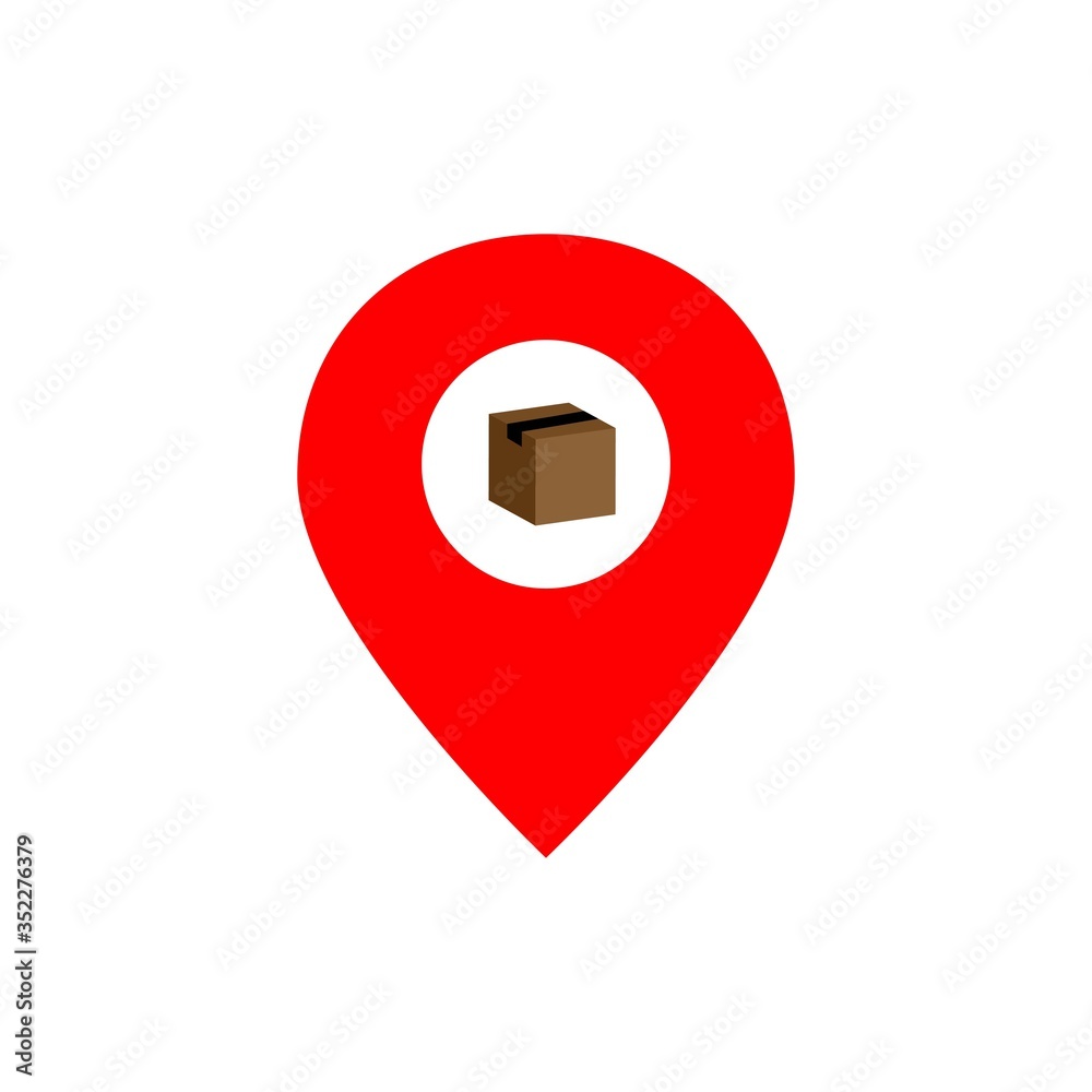 map pointer cardboard vector design template illustration map pointer cardboard vector design template illustration