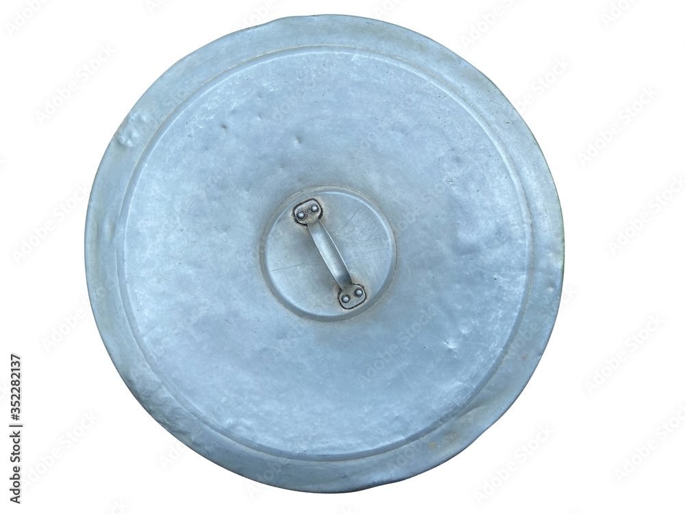 old metal plate isolated on white old metal plate isolated on white