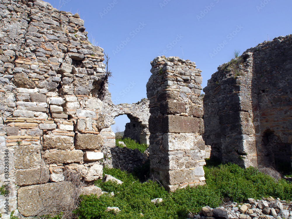  Aspendos, ancient city near Antalya, Southern Turkey.