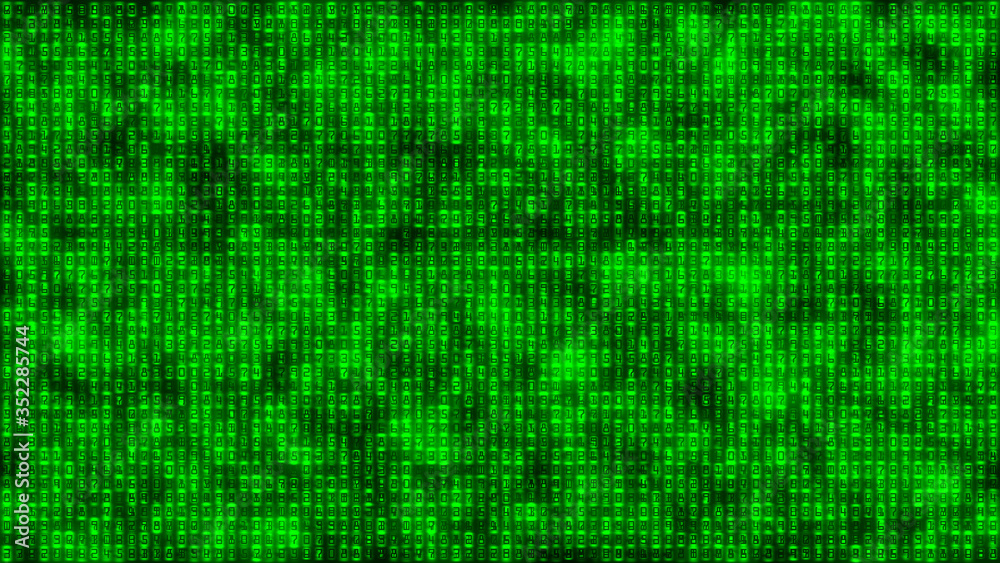 data matrix code, abstract background illustration