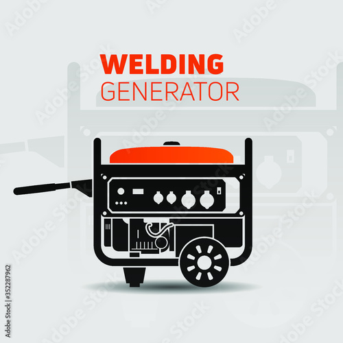 Welding generator icon