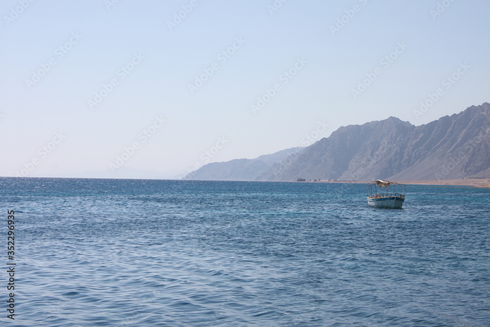 boat on the sea