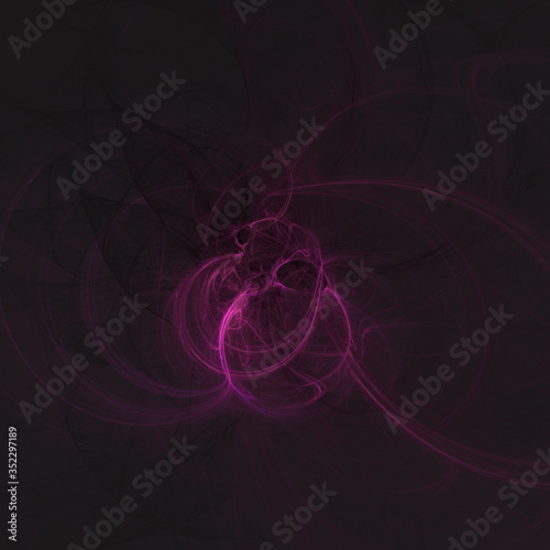 Abstract fractal illustration for creative design. Colorful psychedelic background.Consists of fractal texture and is suitable for use in projects on imagination