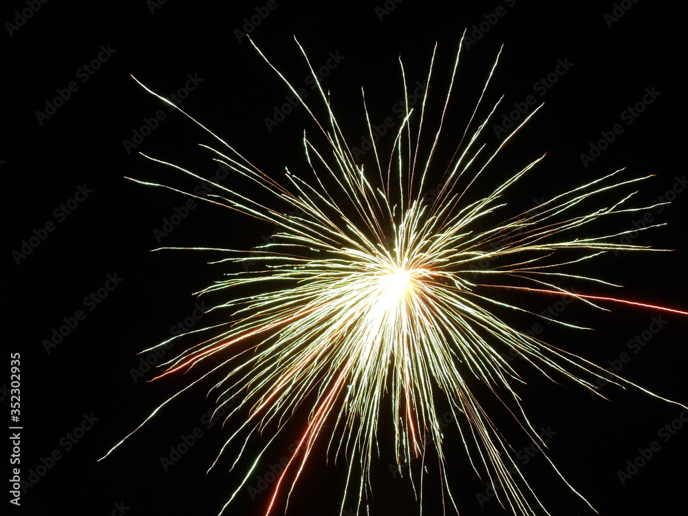 Fireworks in the night sky Fireworks in the night sky