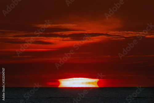sunset over the ocean © The Best Project