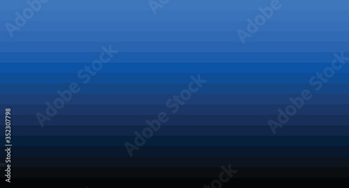 Blue color palette vector illustration