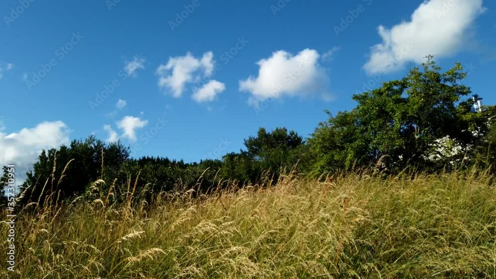 Allassac (Corrèze) - Nuages en mouvement dans le ciel bleu Allassac (Corrèze) - Nuages en mouvement dans le ciel bleu