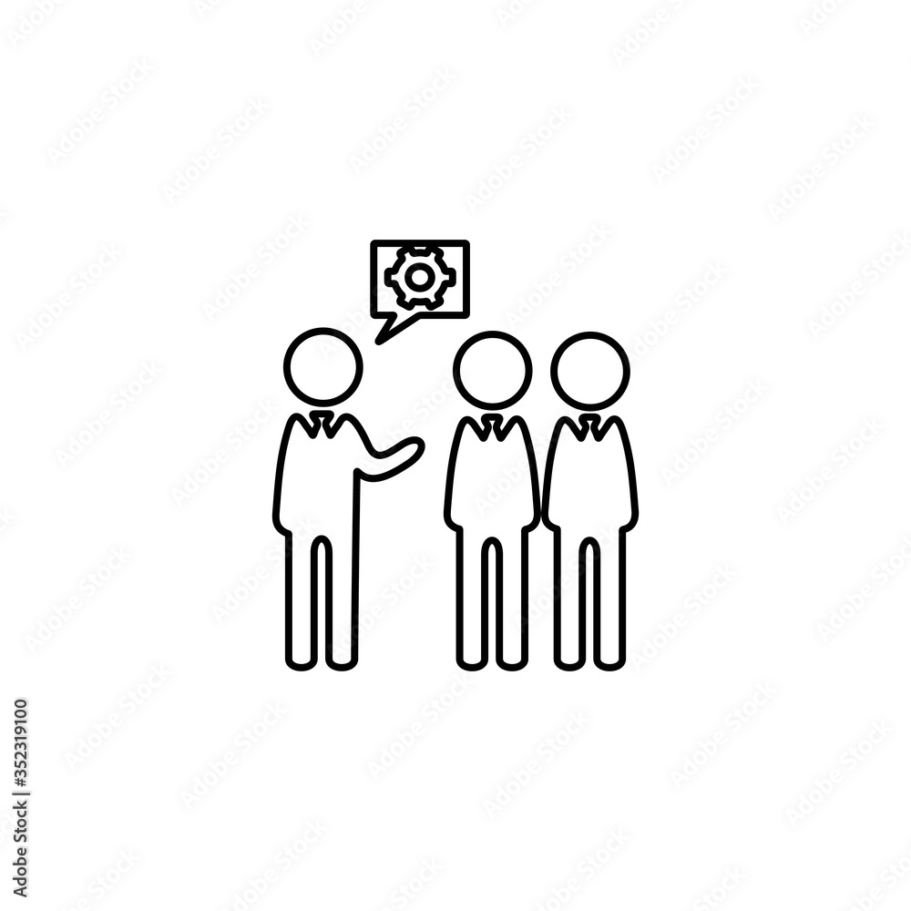 Gears and cogs teamwork theme icon. Team development sign. Business teamwork concept for modern web and mobile design. Gears and cogs teamwork theme icon. Team development sign. Business teamwork concept for modern web and mobile design.