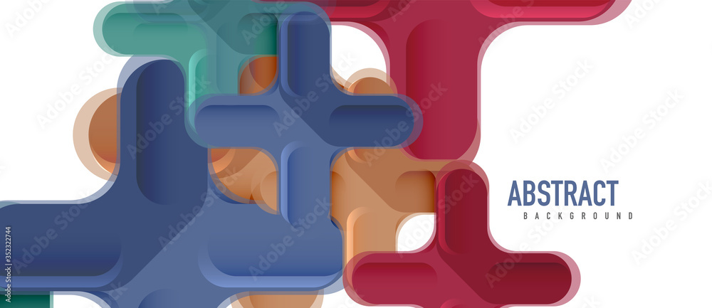 Glossy multicolored plastic style cross composition, x shape design, techno geometric modern abstract background. Trendy abstract layout template Glossy multicolored plastic style cross composition, x shape design, techno geometric modern abstract background. Trendy abstract layout template