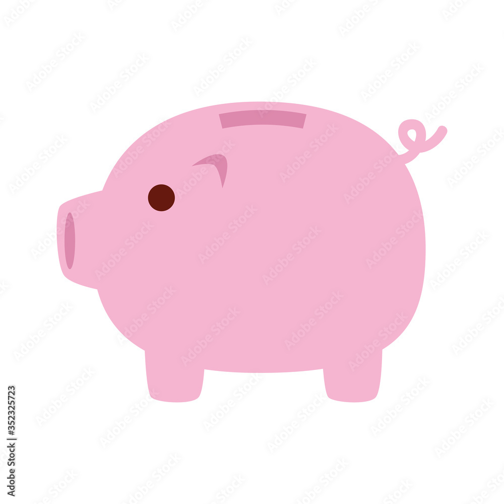 piggy bank, icon saving or accumulation of money vector illustration design piggy bank, icon saving or accumulation of money vector illustration design