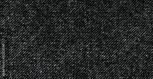 Distressed fabric texture. Vector texture of weaving fabric. Grunge background. Abstract halftone vector illustration. Overlay for interesting effect and depth. Black isolated on white background.