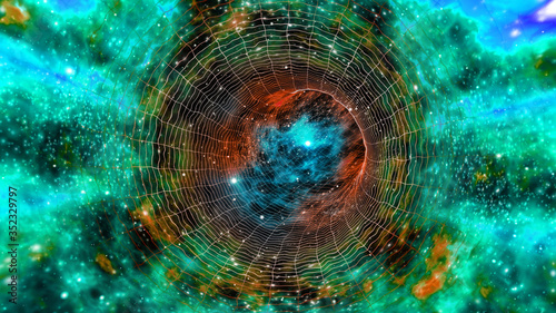 Photography Space wallpaper with a wormhole